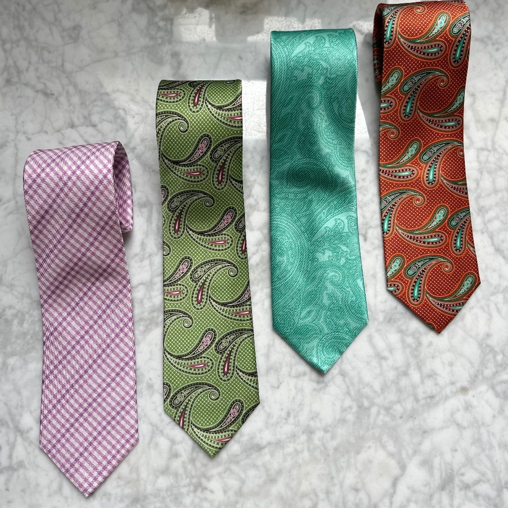 Light and Fresh Brioni Silk Tie Bundle